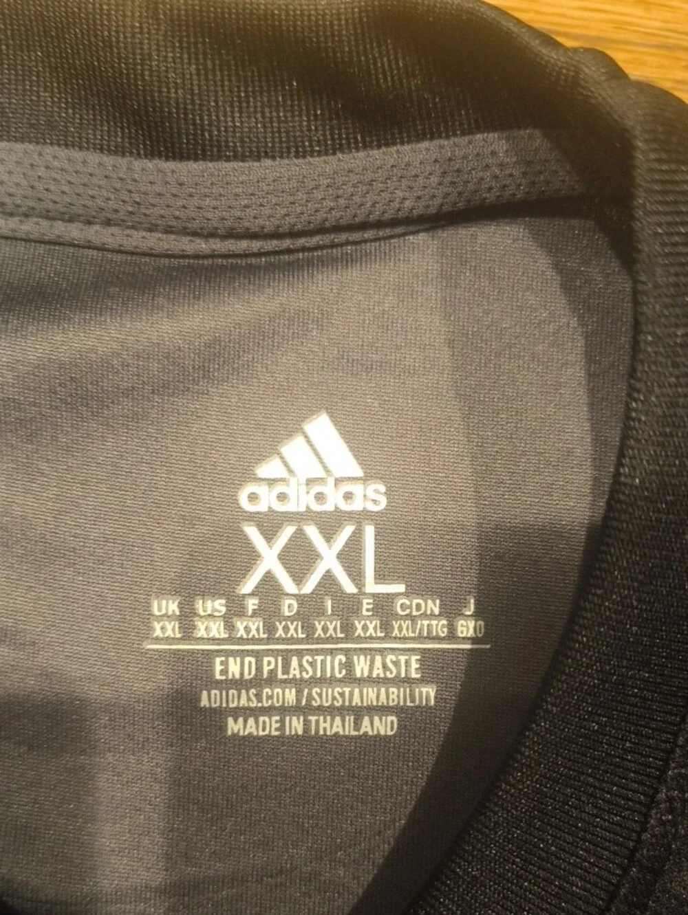 adidas Arsenal Black Jersey with Gold Accents